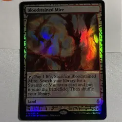 MTG Foil Bloodstained Mire Zendikar Expeditions 3 Of 3 - Image 3