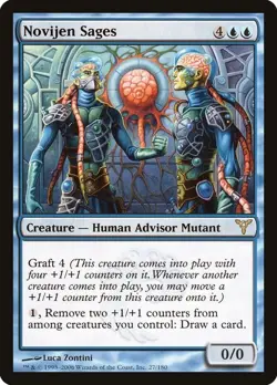 1x Novijen Sages - Dissension - NM - German - OOP MTG - Image 3