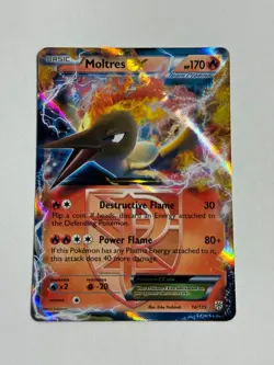 Moltres EX 14/135 Plasma Storm Ultra Rare Holo Pokemon Card - NM/LP READ - Image 1