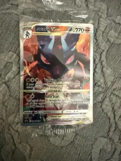 Pokemon Lucario VSTAR SWSH291 Crown Zenith ETB Holo Black Star Promo SEALED - Image 1