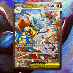 Pokemon TCG ‘Mega Lucario ex 179/132’ SIR Mega Evolution - English - Image 1