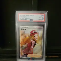 2022 POKEMON SWSH SERENA 193/195 SILVER TEMPEST FULL ART PSA 10 GEM MINT - Image 1