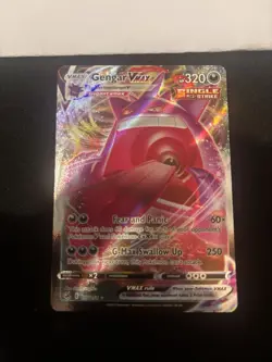 Pokemon TCG Fusion Strike Gengar VMAX 157/264 Full Art Rare Mint Condition - Image 1