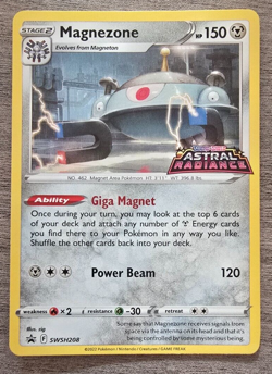Magnezone (Promo-Stamped) SWSH208 Astral Radiance Pokemon Near Mint - Image 1