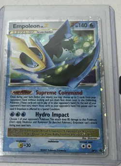 Pokemon Empoleon LV.X DP11 Black Star Promo Holo 2007 Diamond & Pearl Level X MP - Image 1