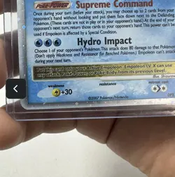 Pokemon Empoleon LV.X DP11 Black Star Promo Holo 2007 Diamond & Pearl Level X MP - Image 5