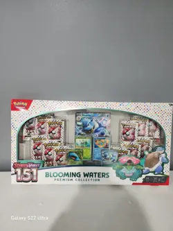 Pokemon TCG: S&V 151 Blooming Waters Premium Collection Factory Sealed Box - Image 1
