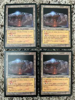 MTG- Volrath's Stronghold x4 - Stronghold (One is Foreign) - Image 1