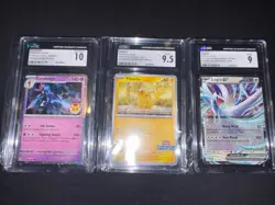 Pokemon TCG Graded CGC 10 ‘24 : CGC 9.5 ‘25 : CGC 9 ‘23 All Gem Mint (Lot Of 3) - Image 1