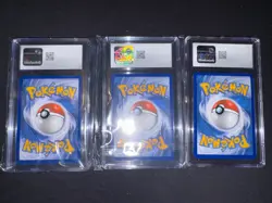 Pokemon TCG Graded CGC 10 ‘24 : CGC 9.5 ‘25 : CGC 9 ‘23 All Gem Mint (Lot Of 3) - Image 2