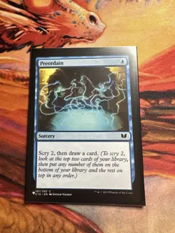 Preordain - Commander Legends - NM - MTG - Image 2