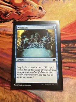 Preordain - Commander Legends - NM - MTG - Image 4