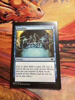 Preordain - Commander Legends - NM - MTG - Image 5