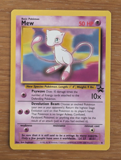 Mew - # 8 ~ WOTC 200o Black Star Promo ~Slight Play!! - Image 1