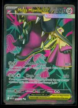 Pokemon MEGA MAWILE EX 162/132 - Mega Evolution - ULTRA RARE FULL ART - MINT - Image 1