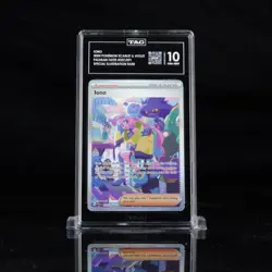2024 Pokemon Scarlet & Violet Paldean Fates Special Illustration Rare Iono #237 - Image 3
