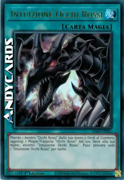 INTUIZIONE OCCHI ROSSI (Red-Eyes Insight) • Ultra R • RA03 IT061 • 1Ed • Yugioh! - Image 1