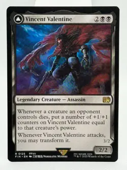 MTG Final Fantasy - Vincent Valentine #125 -i467 - Image 1