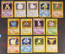 MP/HP (Unlimited) NEAR-COMPLETE Pokemon 13/16 HOLO-RARE Card BASE Set 102 WOTC#1 - Image 1