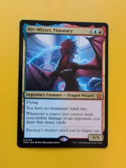 Niv-Mizzet, Visionary. Dragon Wizard. Mythic FDN MTG Card. - Image 1