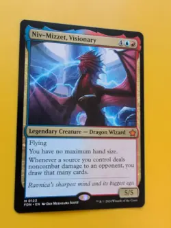 Niv-Mizzet, Visionary. Dragon Wizard. Mythic FDN MTG Card. - Image 3