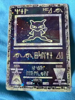 ANCIENT MEW And Mewtwo Rare Set Movie Promo Pokemon Card VG-MINT COLLECTOR OWNED - Image 2