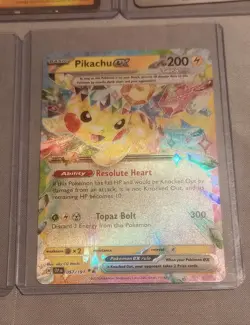 Pokemon Pikachu Lot 10 Cards Full Art Illustration Rare Mint NM Stocking Stuffer - Image 2