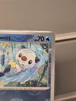 Oshawott (Master Ball Pattern) White Flare Holo Card 021/086 Pokemon TCG - Image 4
