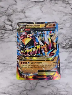 Pokemon TCG Primal Groudon EX (86/180) Jumbo Card - Fair (READ) - Image 1