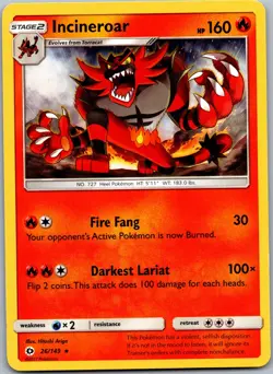 Incineroar - (Water Web Holo) Normal Miscellaneous Cards & Products 026/149 NM - Image 1