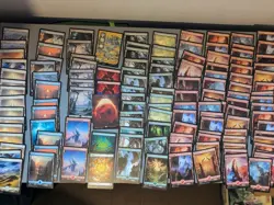 MTG 128 Full Art Basic Lands Lot Of Cards mixed Sets Only lot.Many Mountians - Image 1