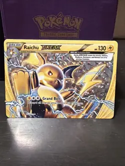Pokemon TCG Raichu Break 50/162 Holo Card Breakthrough Series - Image 1