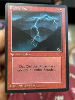 German FBB • Lightning Bolt • Pack Fresh • Mtg (1832) - Image 1