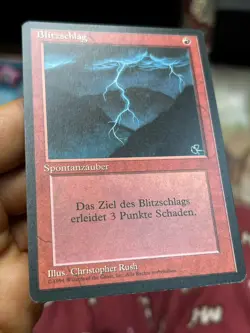 German FBB • Lightning Bolt • Pack Fresh • Mtg (1832) - Image 2