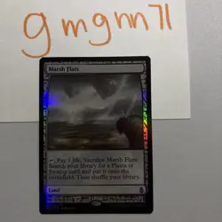 MTG Foil Marsh Flats Zendikar Expeditions - Image 1