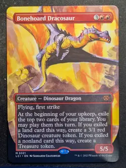 Bonehoard Dracosaur - Borderless - Lost Caverns of Ixalan (MTG) - Image 1