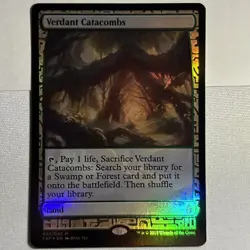MTG Foil Verdant Catacombs Zendikar Expeditions - Image 3