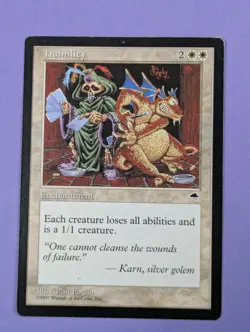 MTG Magic The Gathering: Tempest: Humility Rare - LP - Image 2