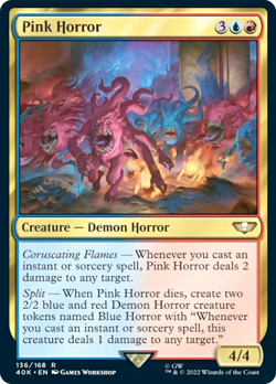 Pink Horror (Surge Foil) [Warhammer 40,000] Foil Near Mint - Image 1