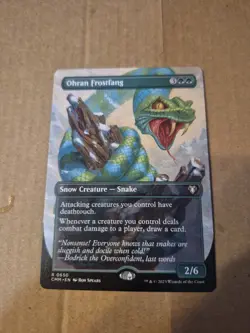 Ohran Frostfang (Borderless) Commander Masters Foil - Image 1