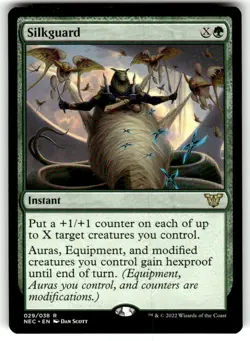 Silkguard Commander: Kamigawa: Neon Dynasty Regular MTG NM - Image 1