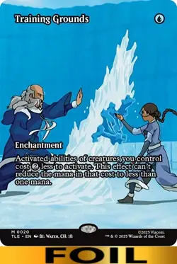 1x - Training Grounds - FOIL BORDERLESS #20 - Avatar: Eternal - NM MTG - Image 1