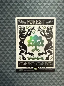 MTG Forest #0892 Rainbow Foil Rare Secret Lair Drop Series (SLD) - Image 1