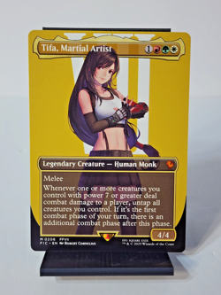 Tifa, Martial Artist (Borderless) Commander: Final Fantasy Regular #206 - Image 1