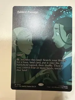 Fabled Passage Borderless MTG Avatar: The Last Airbender - Ships Now! - Image 1