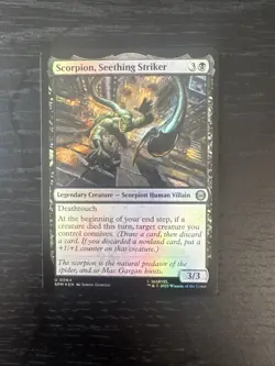 MTG Scorpion, Seething Striker (64/308) Marvel's Spider-Man NM FOIL - Image 1