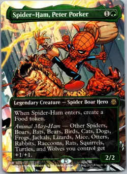 Spider-Ham, Peter Porker (Borderless) Normal Marvel's Spider-Man 201 NM - Image 1