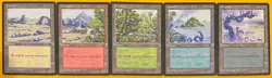 MTG ARENA LEAGUE LAND SET (x5) (OldManMTG 011-631) - Image 1