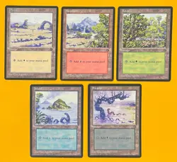 MTG ARENA LEAGUE LAND SET (x5) (OldManMTG 011-631) - Image 2