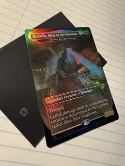 Godzilla King of Monsters Zilortha, Strength Incarnate Foil promo MTG (NM) - Image 3